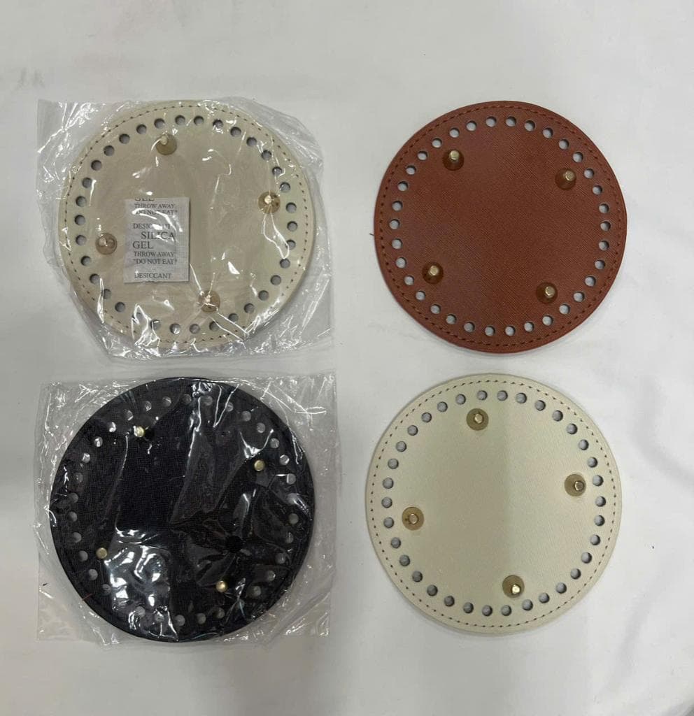 Đế da đường kính 12cm - Ảnh tổng quan