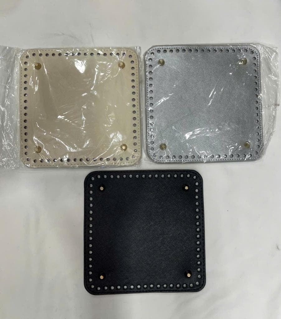 Đế da 18x18cm - Ảnh tổng quan